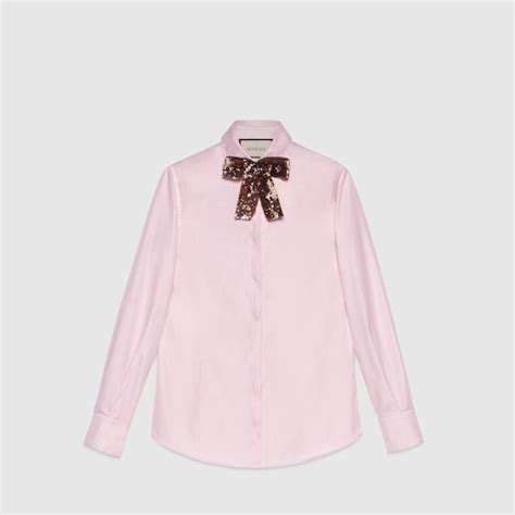 camicia gucci donna bianca|top gucci donna eleganti.